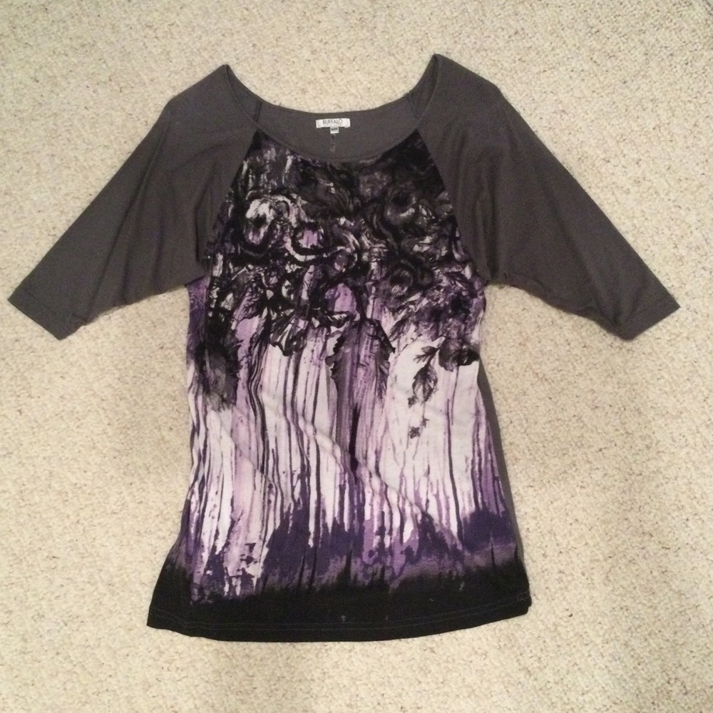 Buffalo graphic tshirt tunic
